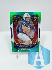 2021 Prizm Draft Picks #184 Pat Freiermuth All American Base GREEN PRIZM